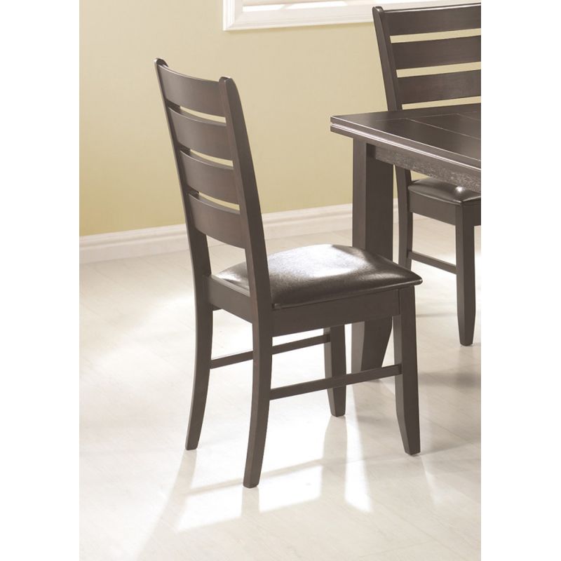 Coaster - Dalila Side Chair in Cappuccino Finish - (Set of 2) - 102722