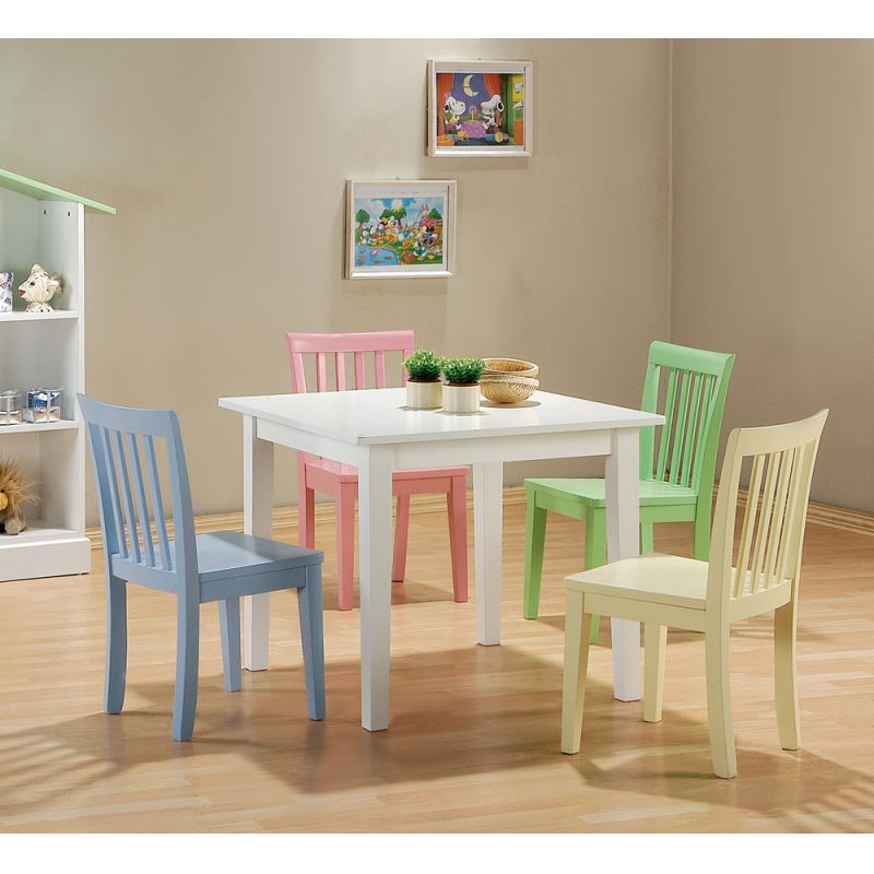 Coaster - Rory Table & Chairs (5 Pc Set) in Multi Color Finish - 460235