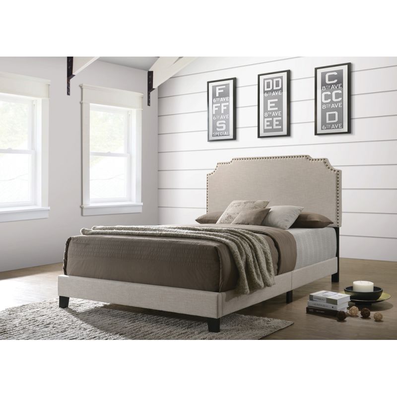 Coaster -  Tamarac Upholstered Bed E King Bed - 310061KE