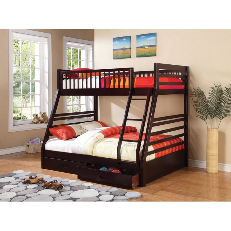 Coaster - Ashton Twin/Full Bund Bed (Cappuccino) - 460184