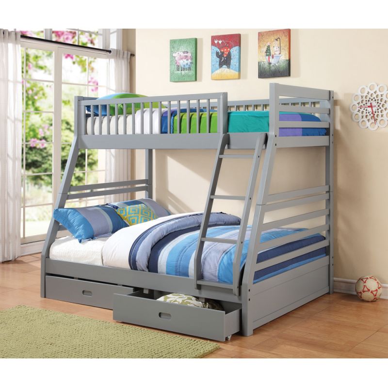 Coaster - Ashton Twin/Full Bund Bed (Grey) - 460182