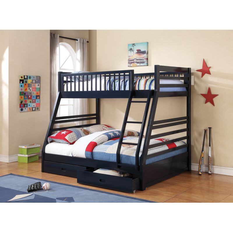 Coaster - Ashton Twin/Full Bund Bed (Navy Blue) - 460181