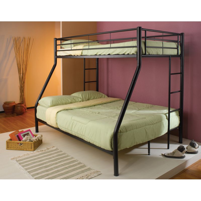 Coaster - Hayward Twin/Full Bunk Bed (Glossy Black) - 460062B