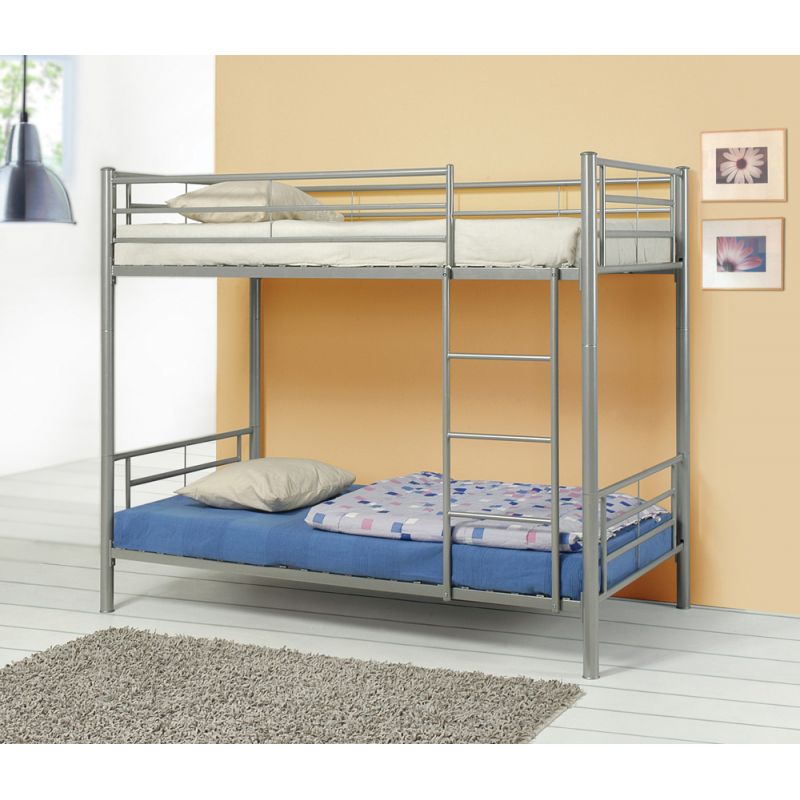 Coaster - Hayward Twin/Twin Bunk Bed (Silver Metal) - 460072