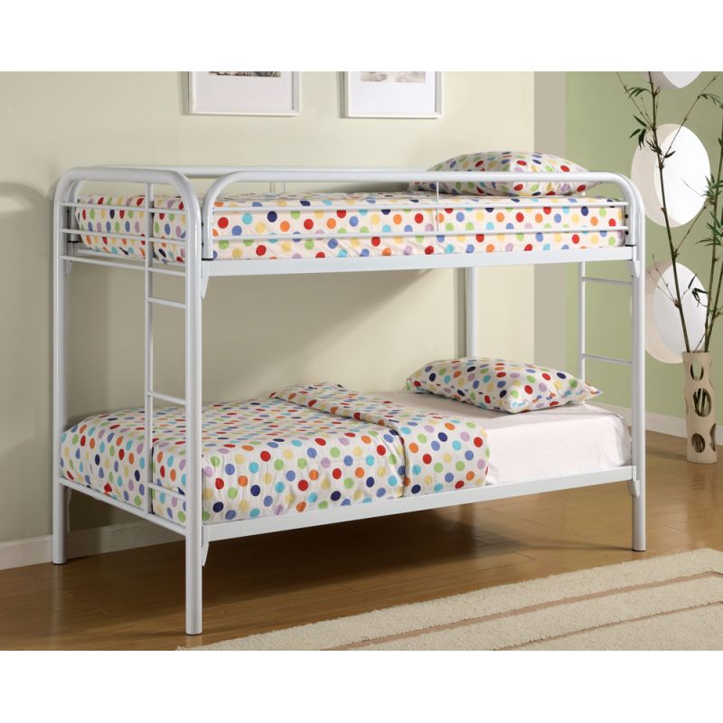 Coaster - Morgan Twin/Twin Bunk Bed (White) - 2256W