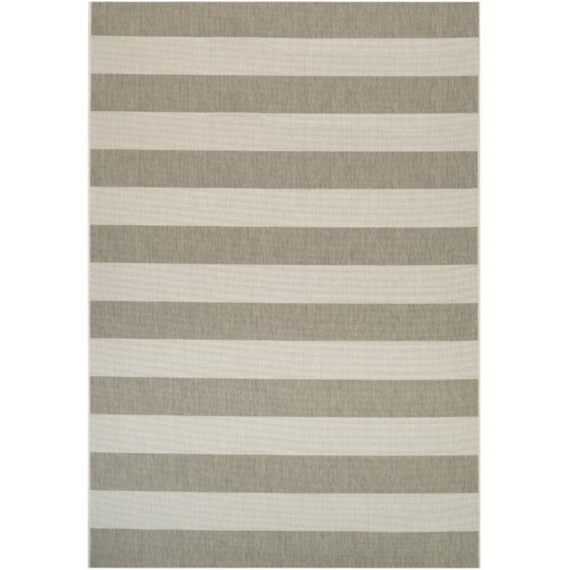 Couristan - Afuera Yacht Club/Tan-Ivory Rug - 5'3'' x 7'6'' - 52296099053076T