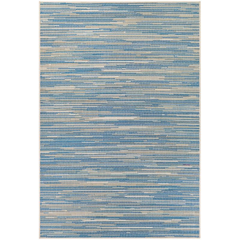 Couristan - Monaco Alassio/Sand-Azure-Turquoise Rug - 7'6'' x 10'9'' - 78471012076109T