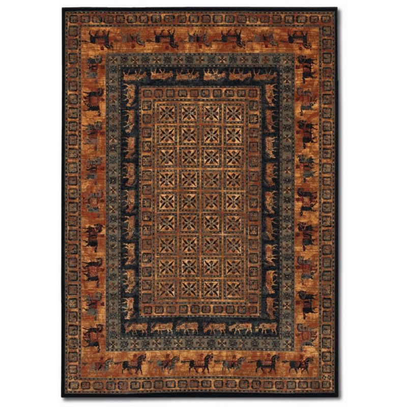 Couristan - Old World Classics Pazyrk/Burnished Rust Rug - 4'6'' x 6'6'' - 16603066046066T