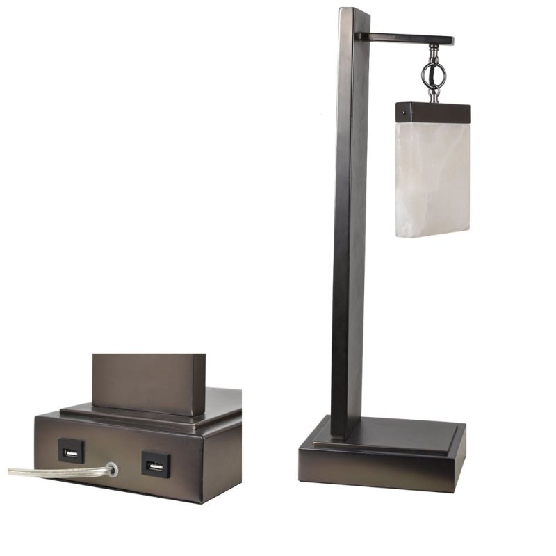 Crestview Collection - Aimes Table Lamp with LED Light - CVAZER067
