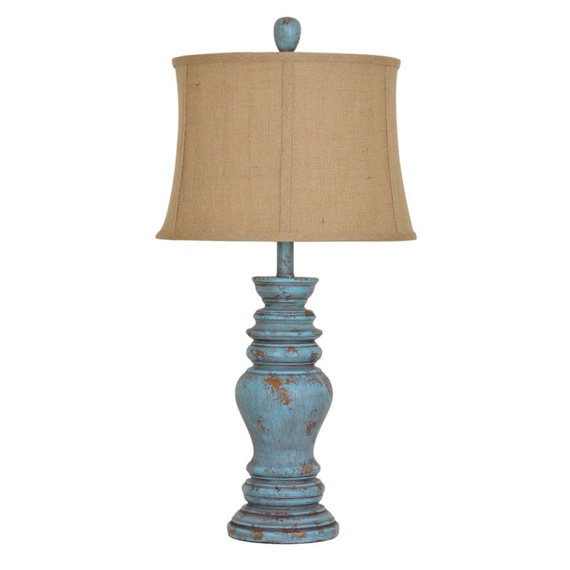 Crestview Collection - Barclay Table Lamp in Blue - (Set of 2) - CVAVP430