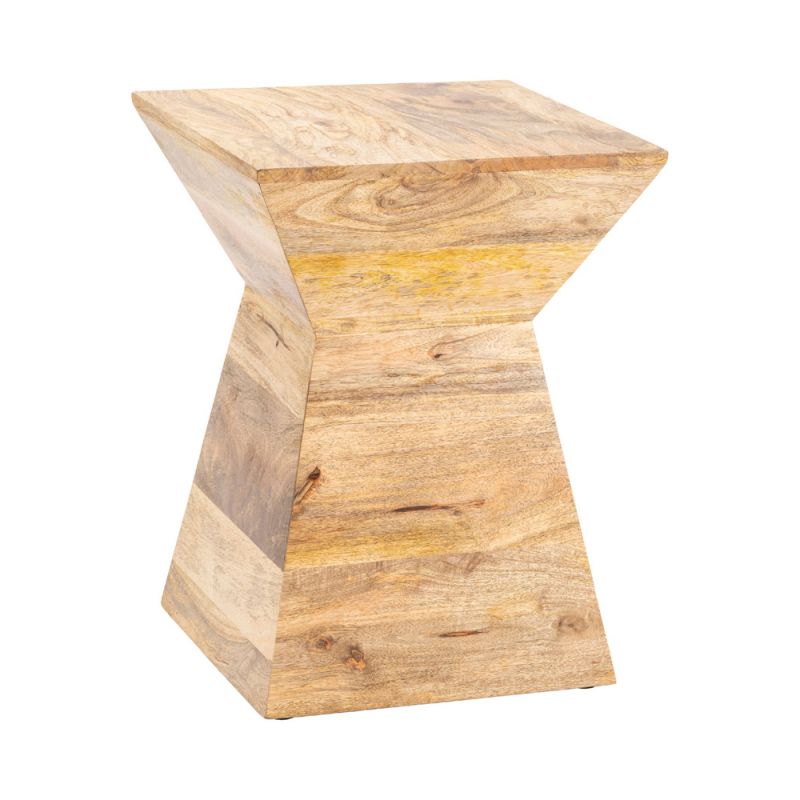 Crestview Collection - Bengal Manor Light Mango Wood Shaped Accent Table - CVFNR716