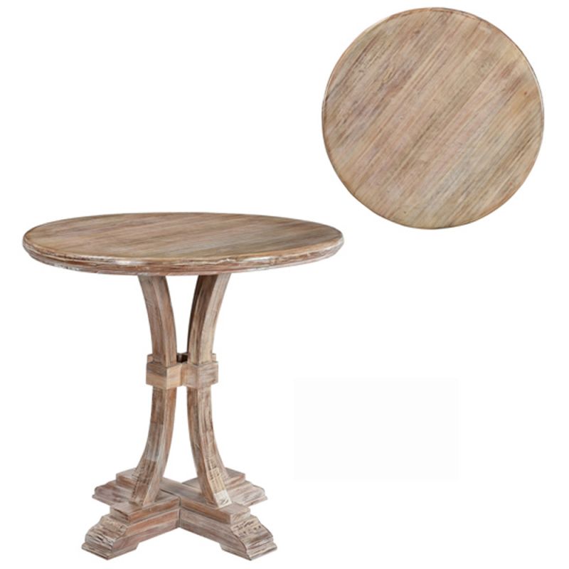Crestview Collection - Bengal Manor Mango Wood Accent Table - CVFNR631