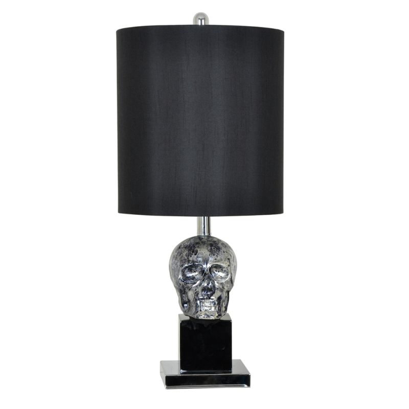 Crestview Collection - Black Skull Table Lamp - (Set of 2) - CVAVP470