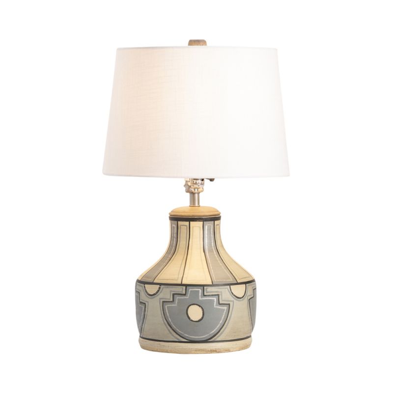 Crestview Collection - Fresno Hand painted Table Lamp - CVIDZA038