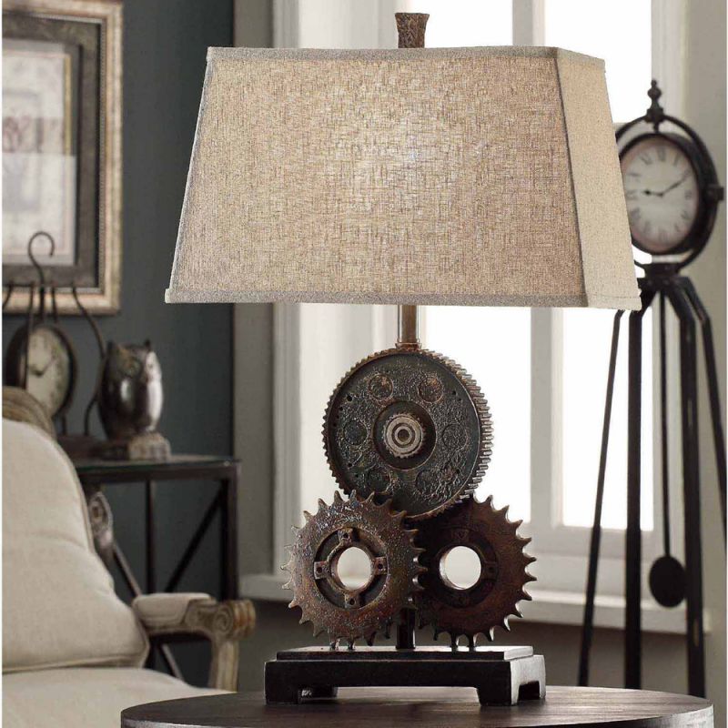 Crestview Collection - Gears Table Lamp (Set of 2) - CVAVP188