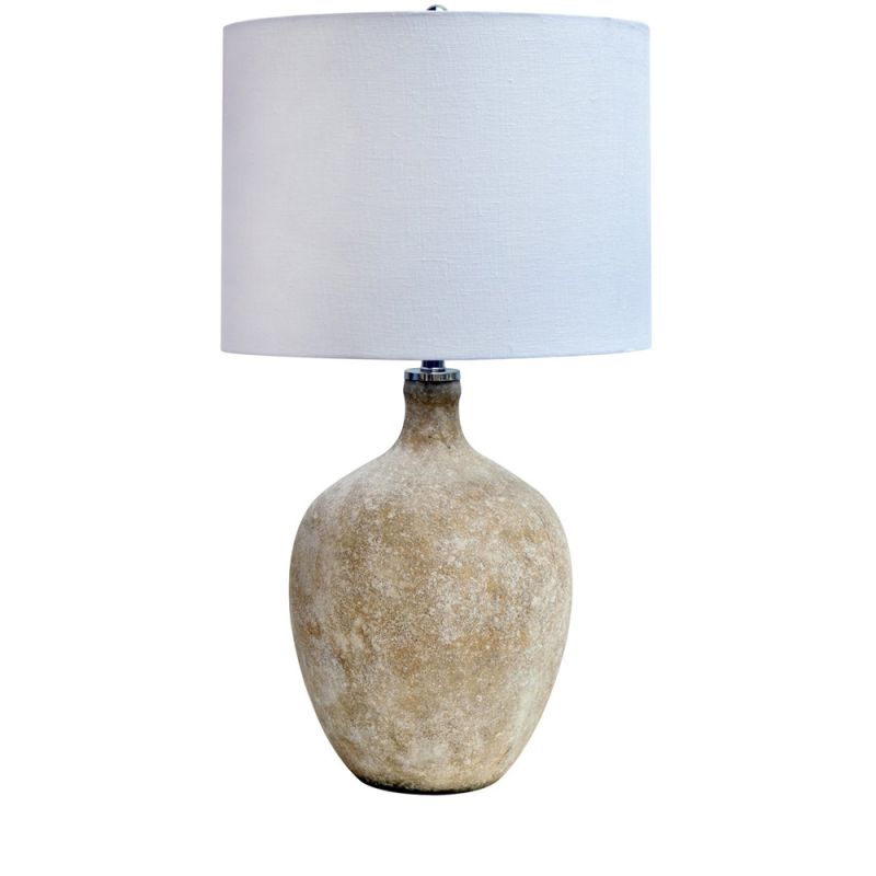 Crestview Collection - Glass Table Lamp in Cream - CVIDZA008