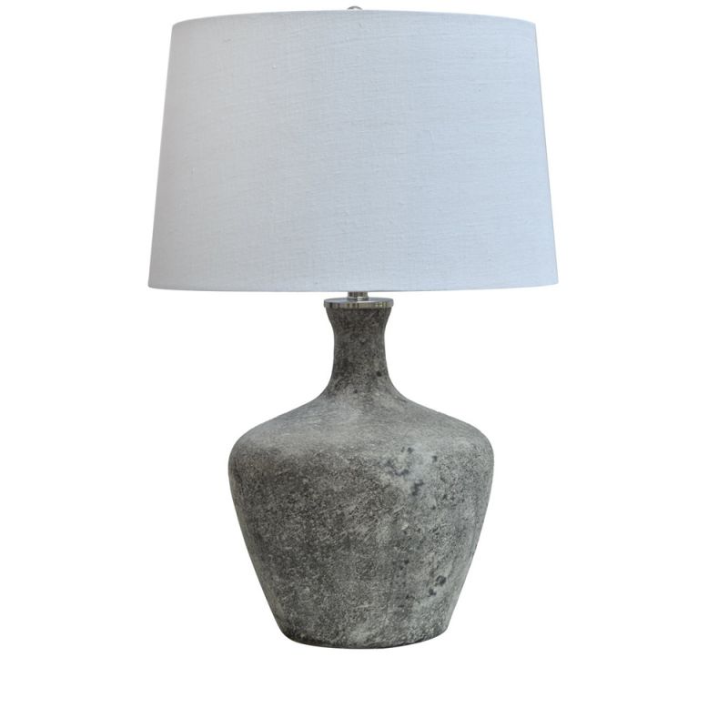 Crestview Collection - Glass Table Lamp in Gray - CVIDZA007