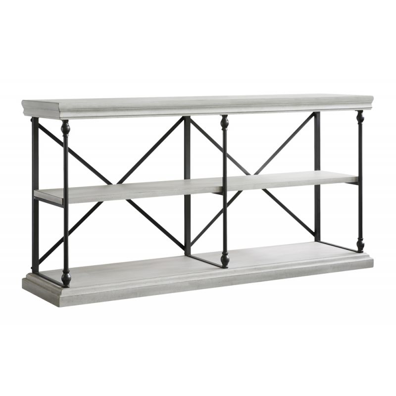 Crestview Collection - Hanover Metal and White Wood Console - CVFZR4548 - CLOSEOUT