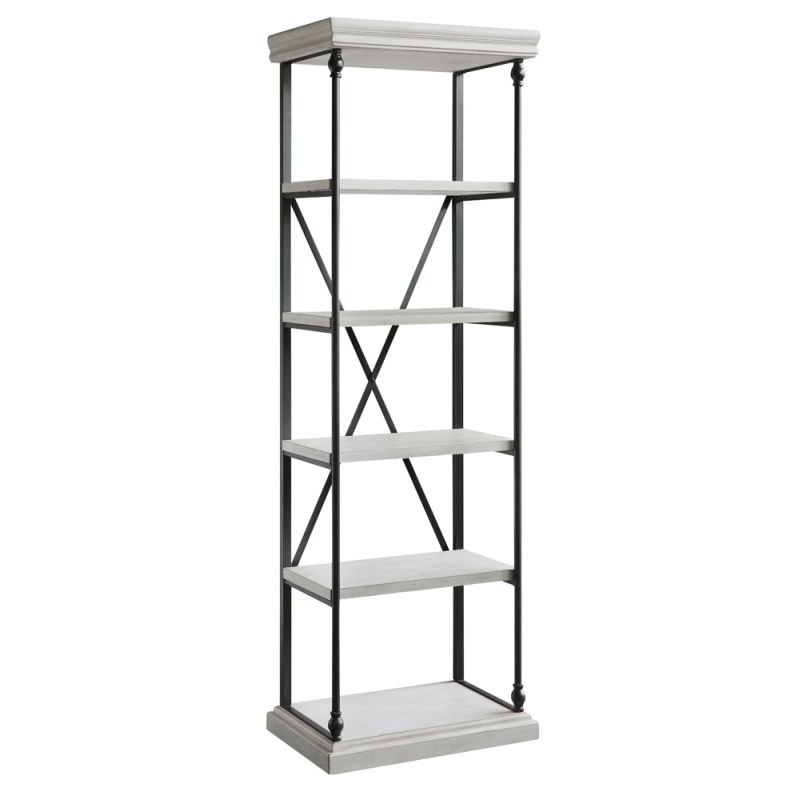 Crestview Collection - Hanover Metal and White Wood Etagere - CVFZR4549