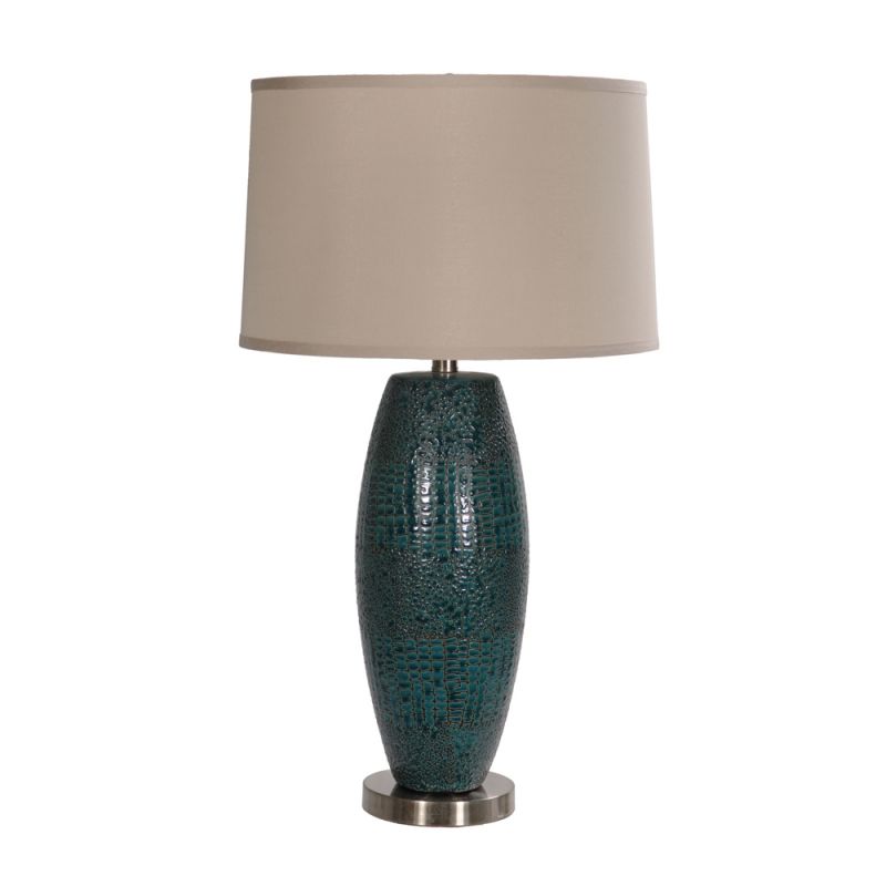 Crestview Collection - Melrose Blue Table Lamp - (Set of 2) - CVAP1348