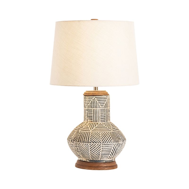Crestview Collection - Monterey Tribal Motif Table lamp - CVIDZA065