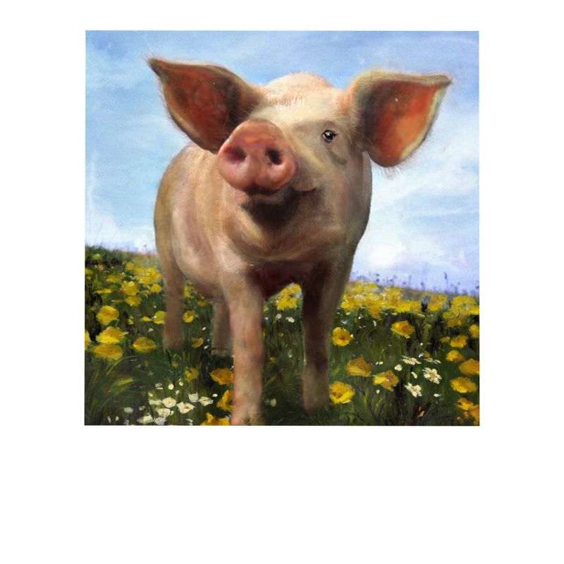 Crestview Collection - Pig Out Wall Art - CVTOP1920 - CLOSEOUT