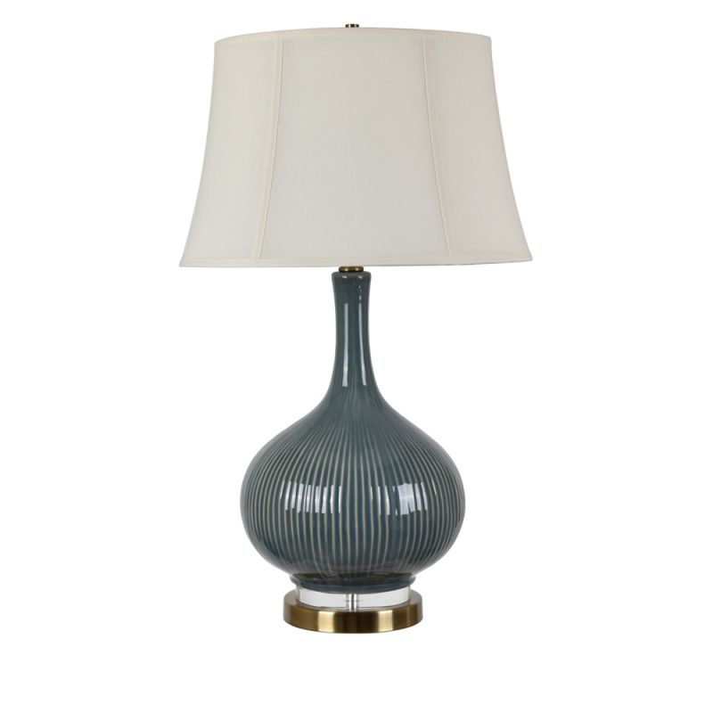 Crestview Collection - Sawyer Teal Table Lamp - CVAZP028A