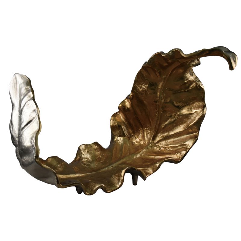 Crestview Collection - Willow Med. Two Toned Sculptural Leaf - CVDZEN002