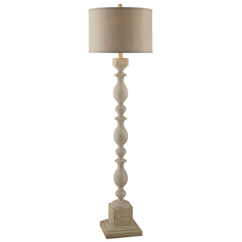 Crestview Collection - Wood Post Floor Lamp - CVAUP960