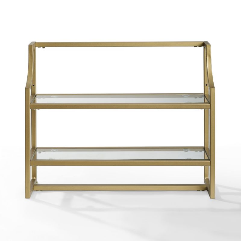 Crosley Furniture - Aimee Wall Shelf Soft Gold - CF6204-GL