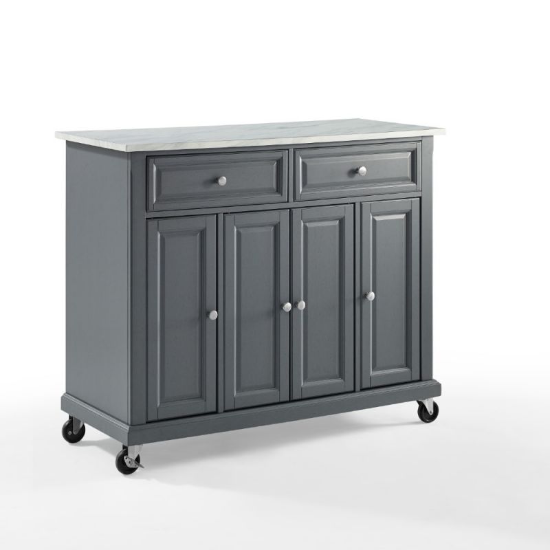 Crosley Furniture - Avery Kitchen Cart Gray - KF30043EGY