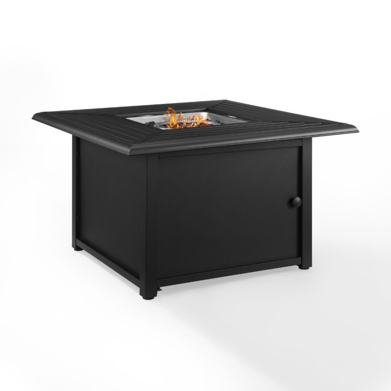 Crosley Furniture - Dante Metal Fire Table Black - CO9014-BK