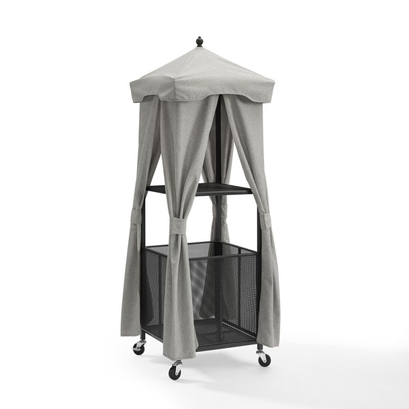 Crosley Furniture - Grady Outdoor Storage Towel Valet Gray - CO7309MB-GY_CLOSEOUT