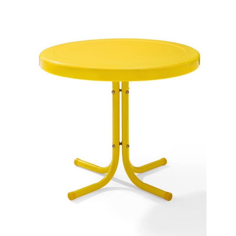 Crosley Furniture - Retro Metal Side Table - CO1011A-YE