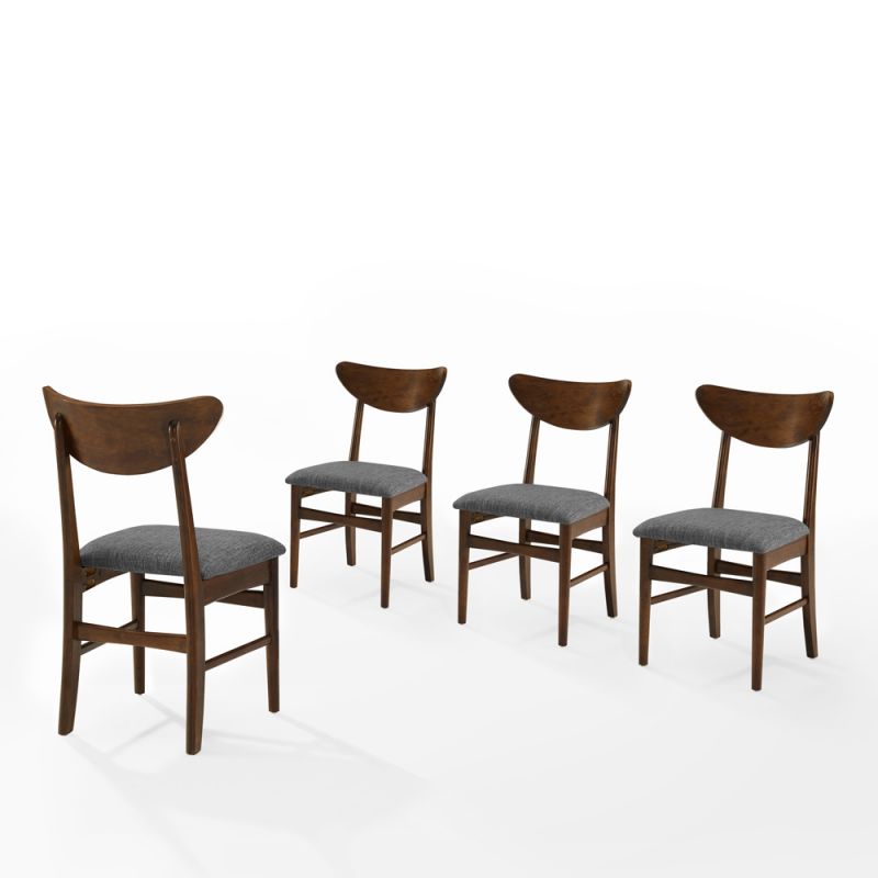 Crosley Furniture - Landon 4-Piece Wood Dining Chair Set Acorn - 4 Chairs - KF20034MA