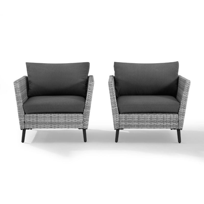 Crosley Furniture - Richland Arm Chairs (Set of 2) - CO7318GY-CL