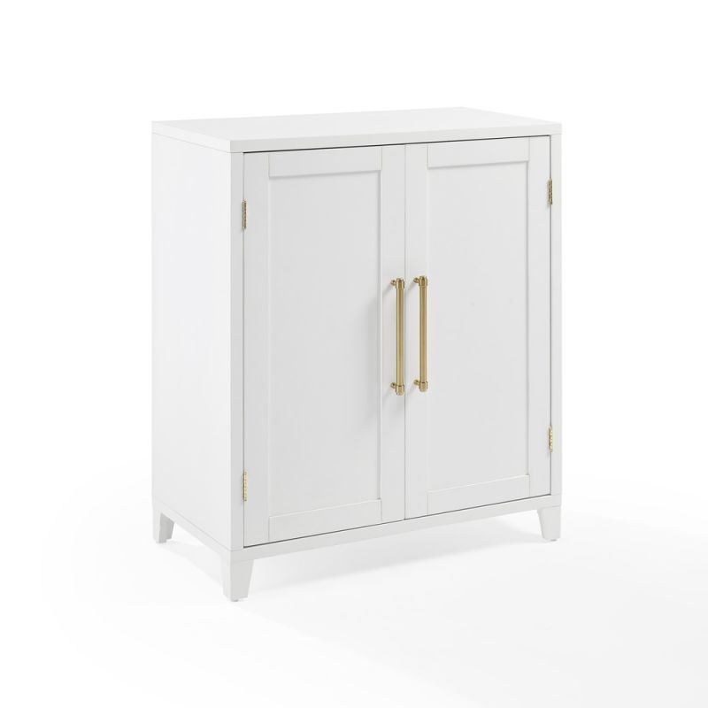 Crosley Furniture - Roarke Stackable Kitchen Pantry Storage Cabinet White - CF3130-WH