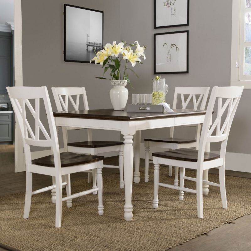 Crosley Furniture - Shelby 5Pc Dining Set - KF20003-WH