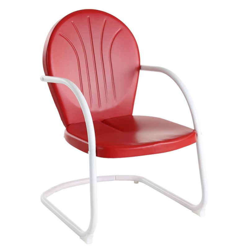 Crosley Furniture - Griffith Metal Chair in Red Finish - CO1001A-RE
