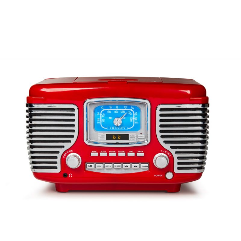 Crosley Radio - Corsair Radio Cd Player In Red - CR612B-RE