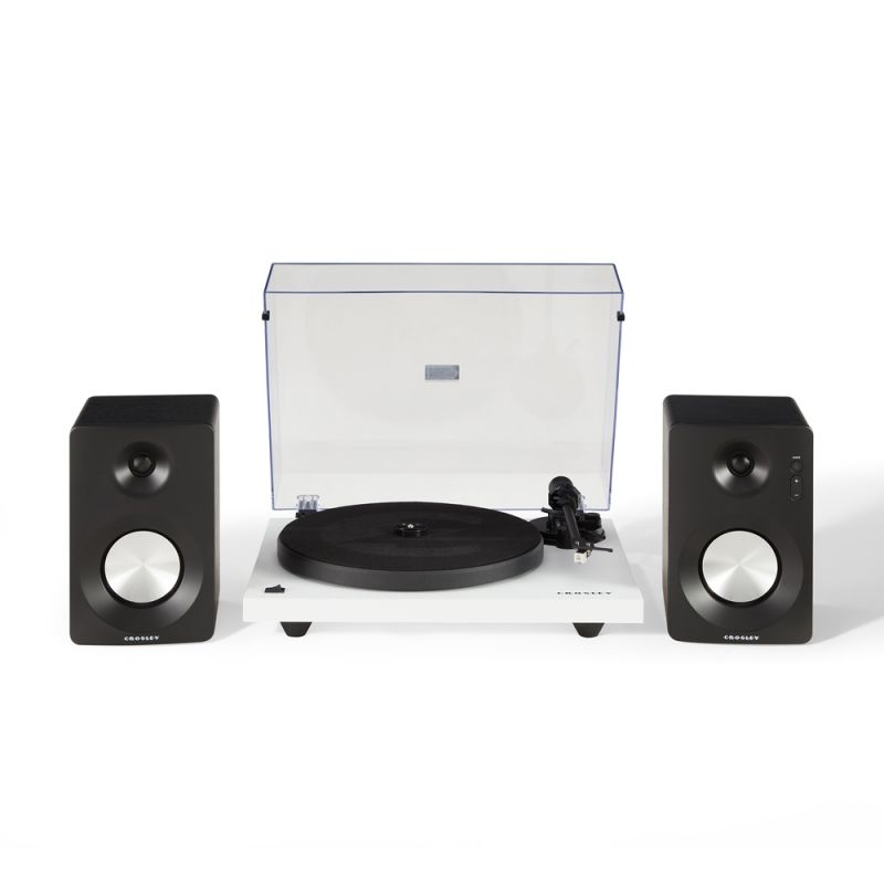 Crosley Radio - Kt6101 Record Player With Speakers In White - KT6101-WH