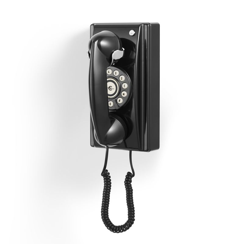 Crosley Radio - Wall Phone In Black - CR55-BK