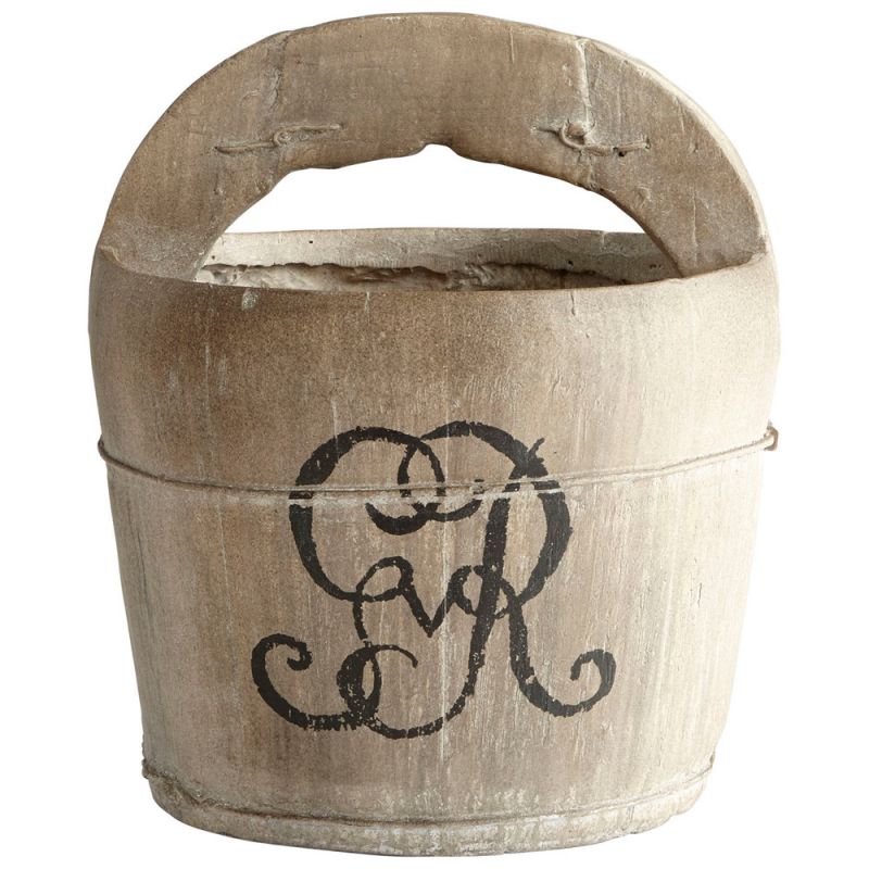 Cyan Design - A Drop In The Bucket Planter in Ash Brown - 08685 - CLOSEOUT