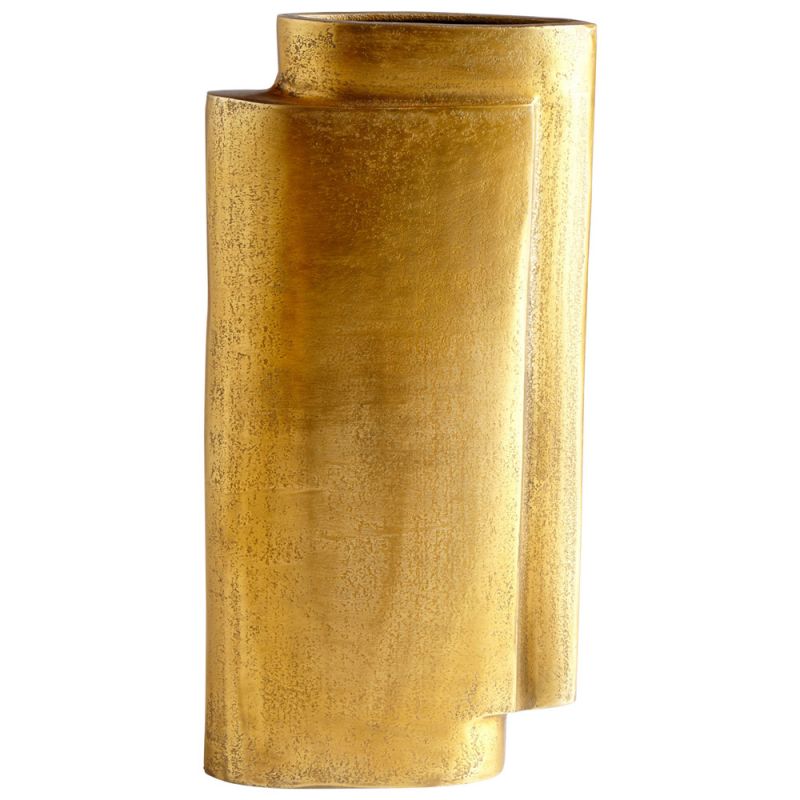 Cyan Design - A Step Up Vase in Antique Brass - Small - 08952