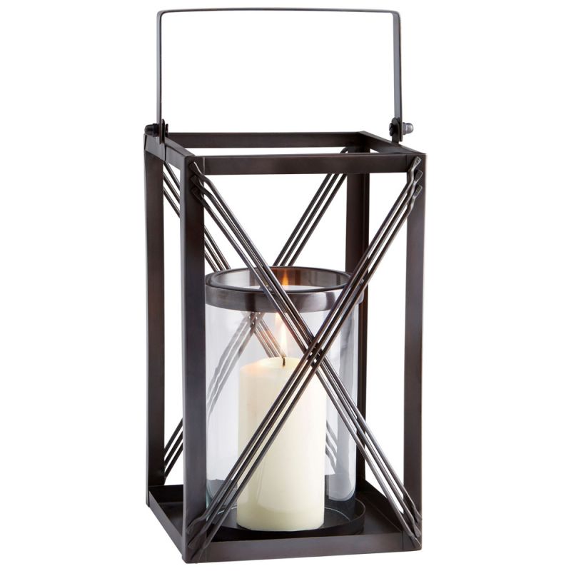 Cyan Design - Ashbrook Candleholder in Dark Copper - Large - 10180 - CLOSEOUT
