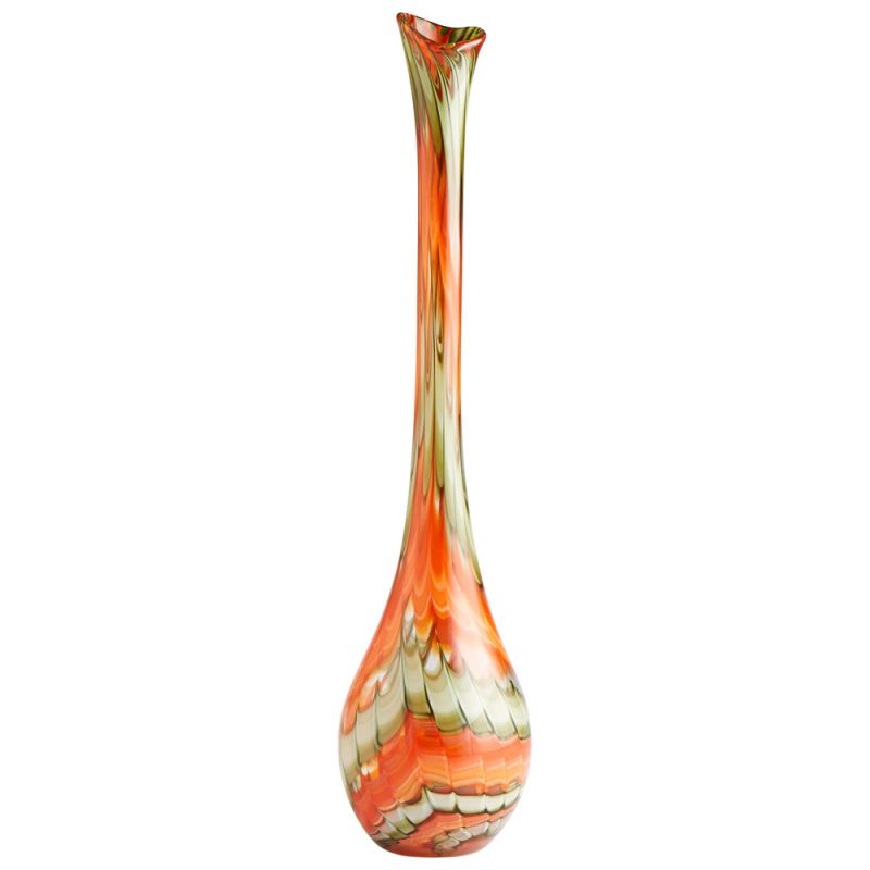 Cyan Design - Atu Vase in Orange - Large - 07796