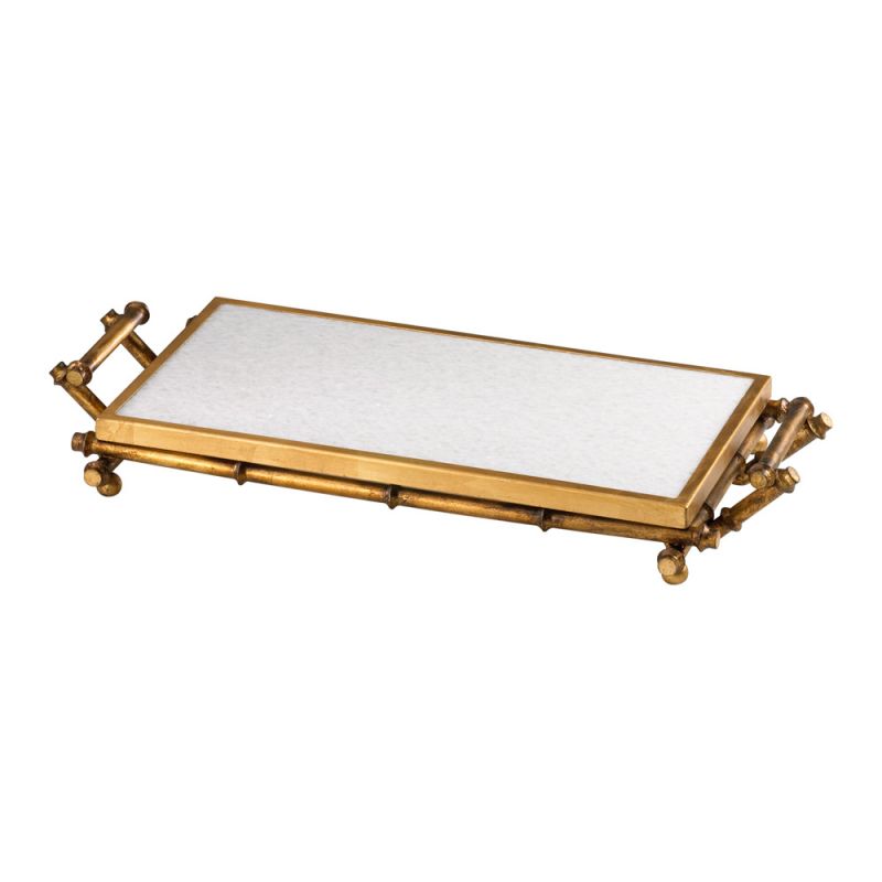 Cyan Design - Bamboo Serving Tray in Gold - 03079