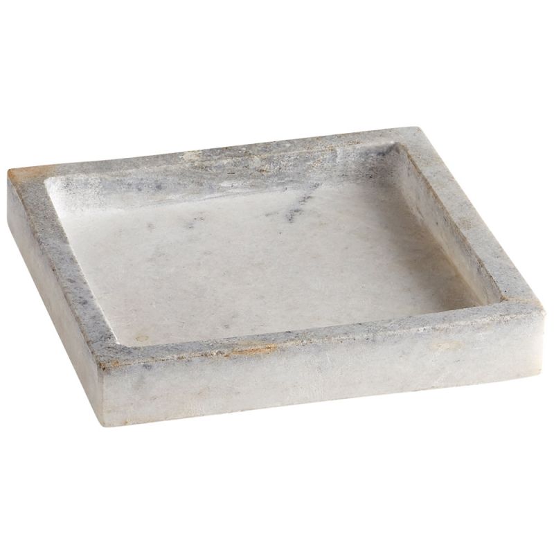 Cyan Design - Biancastra Tray in White - Small - 10592