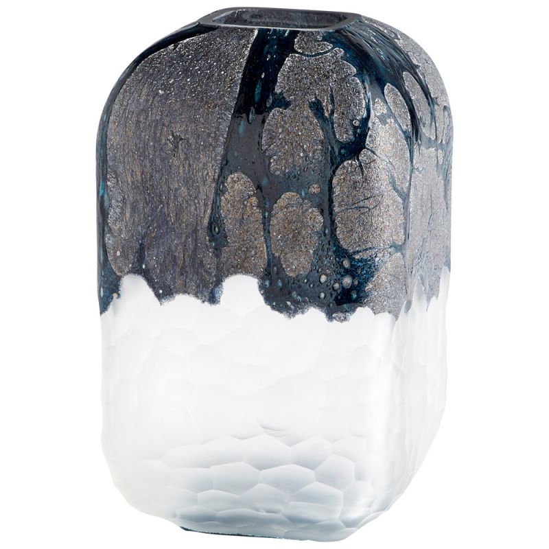 Cyan Design - Bosco Vase in Blue and White - Small - 10900
