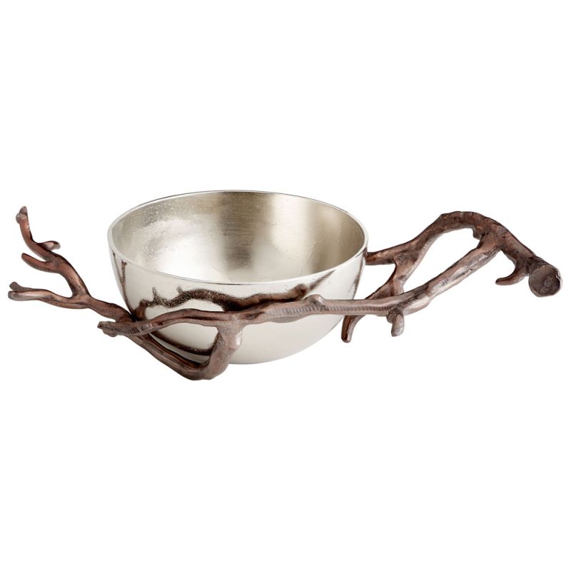 Cyan Design - Bough Bowl in Nickel and Bronze - 09823
